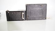 A WELTA PLATE FILM CAMERA BLACK BODY GOOD BELLOWS / WITH CLEAR DOPPEL LENS ALL WORKINGImage - 9