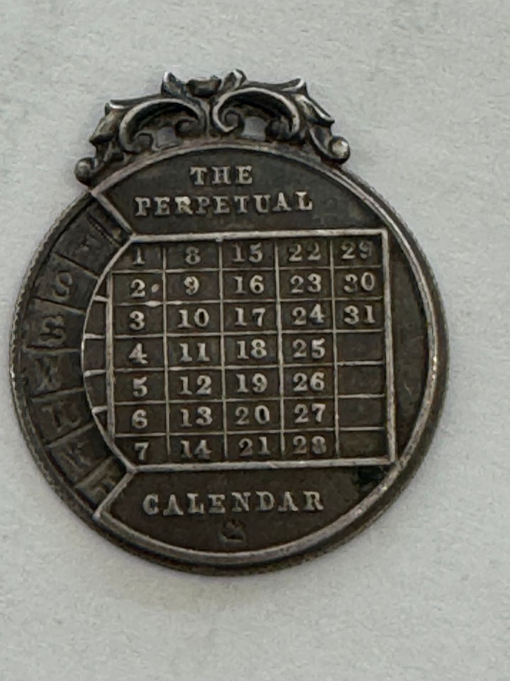 Lot 205: the perpeual silver calendar 6