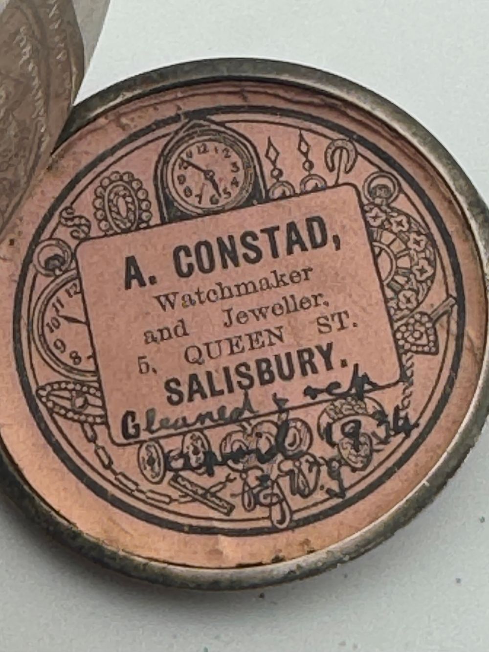 Lot 160:  Silver Pocket Watch