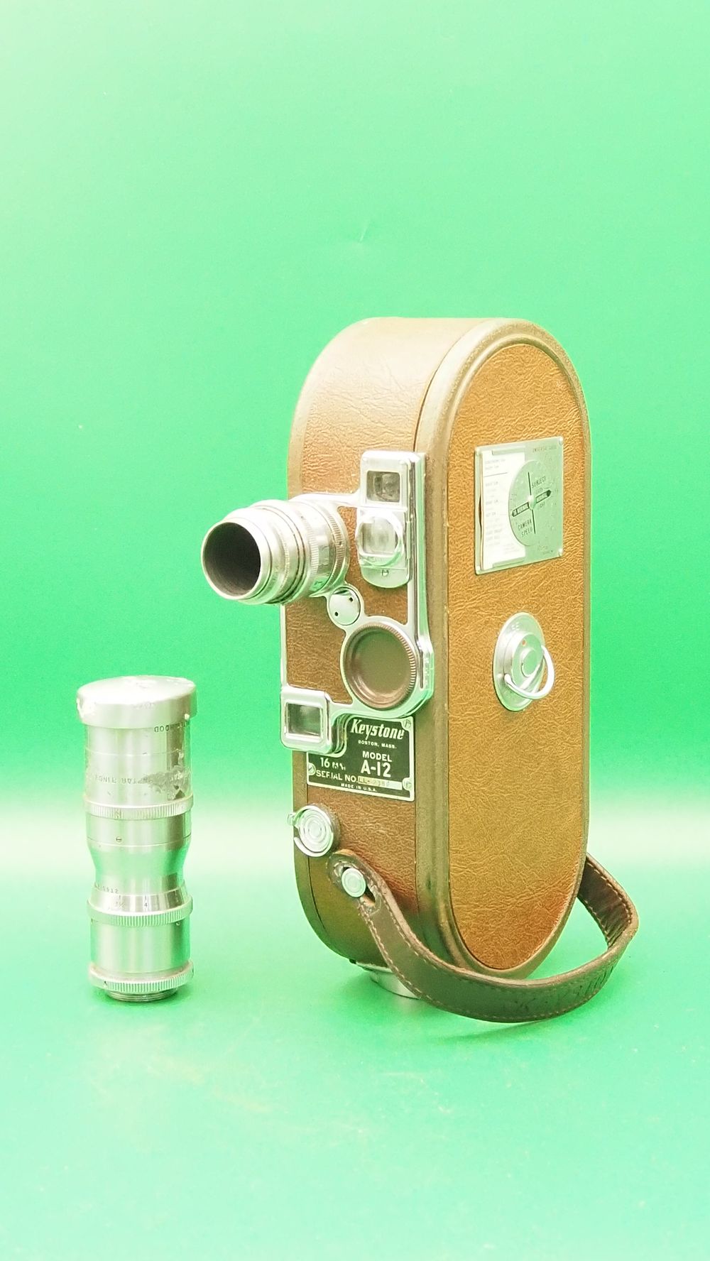 Lot 171: Keystone A12 16MM cine camera 2 lenses