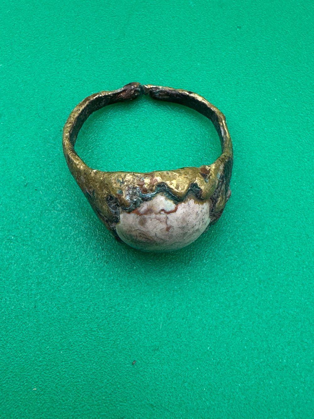 Lot 172: Ancient Roman to Medieval bronze ring