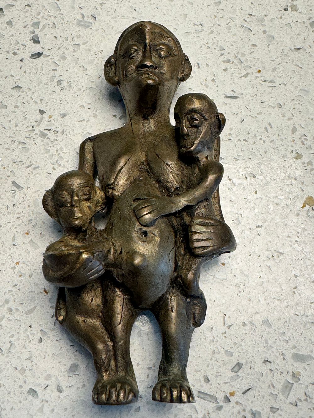 Lot 179: A small bronze statue