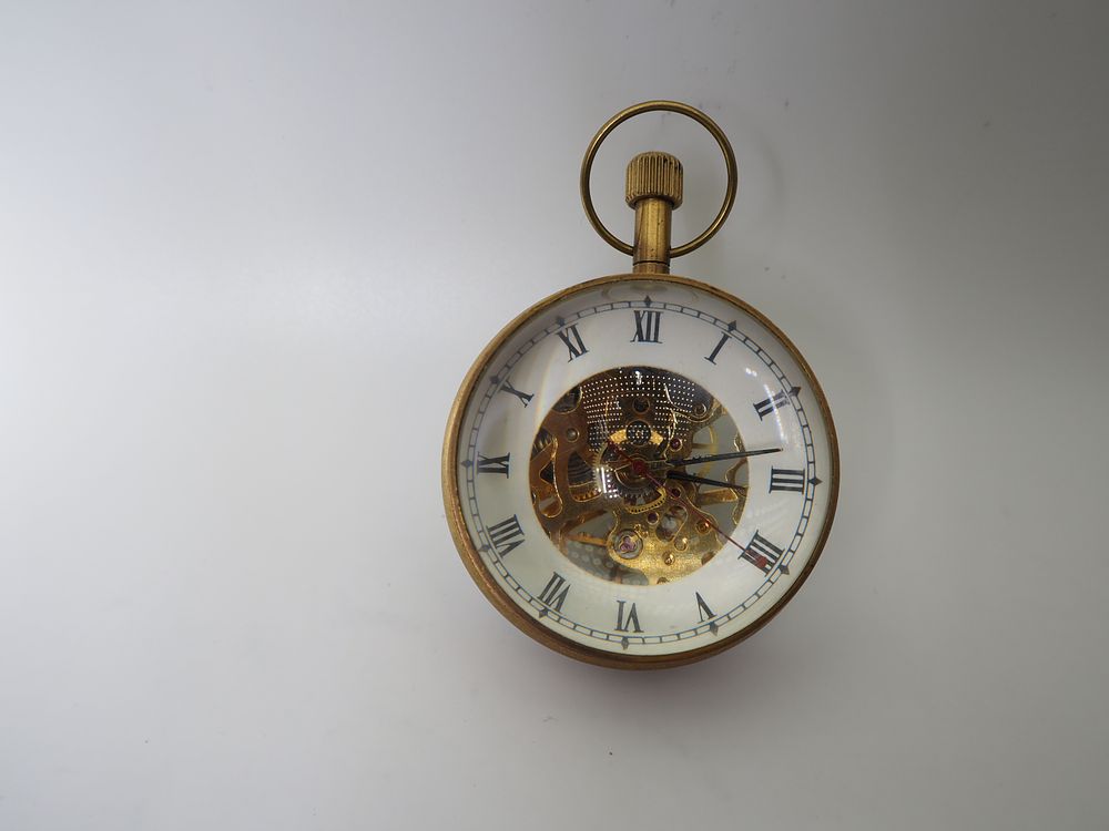 Lot 199a: Marion Mitchell stage name Janie Jones Ball Glass Paperweight Magnifying clock