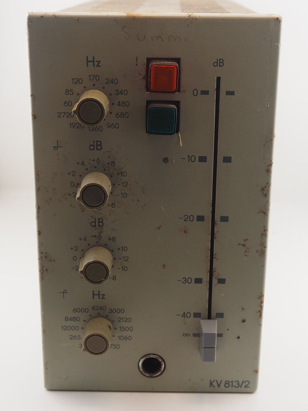 Lot 223: RFT KV 813/2 active equalizer module,