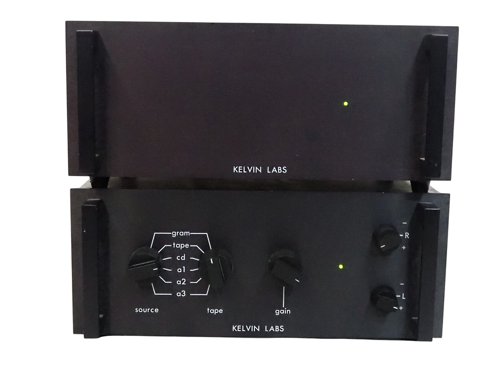 Lot 201: HI FI Kelvin Laboratories AZ1 Pre Amplifier & PSU Set