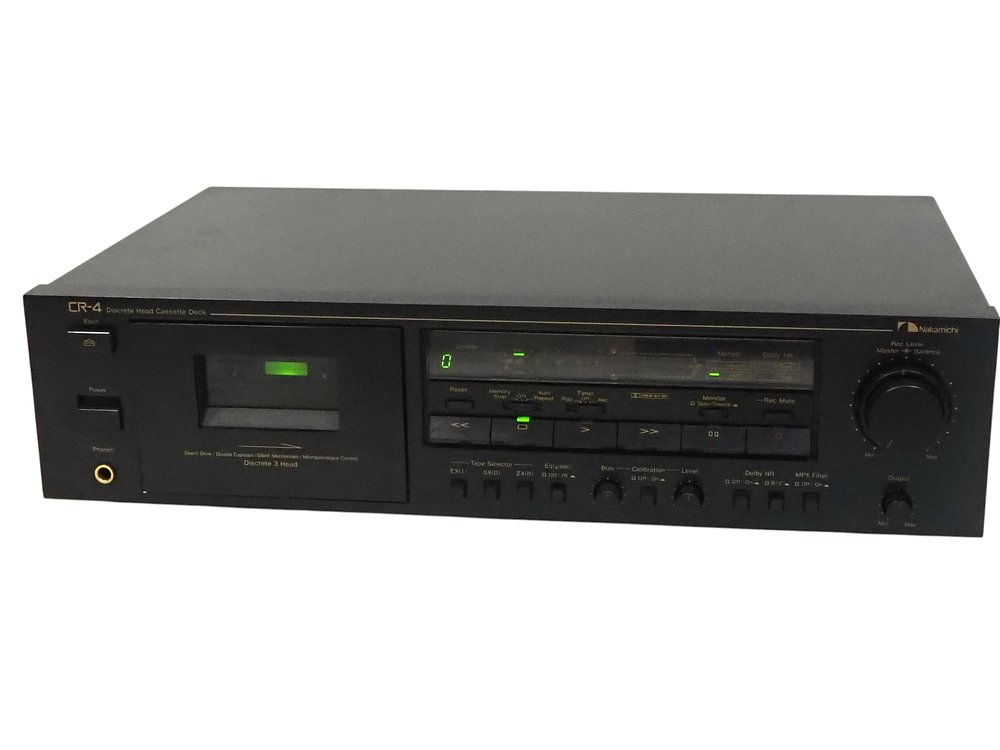 Lot 210: HI FI Nakamichi CR 4 a High Grade 2 Head Stereo Cassette Deck