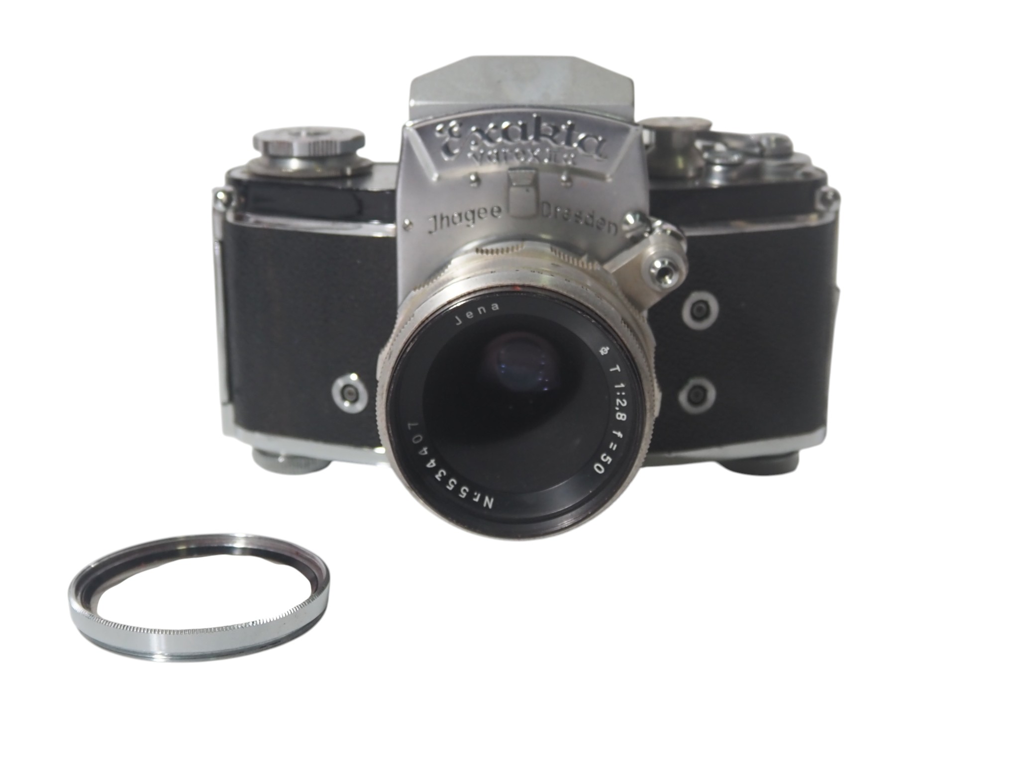 Exakta Varex IIa SLR Carl Zeiss Jena Tessar 50mm f/2.8 Lens