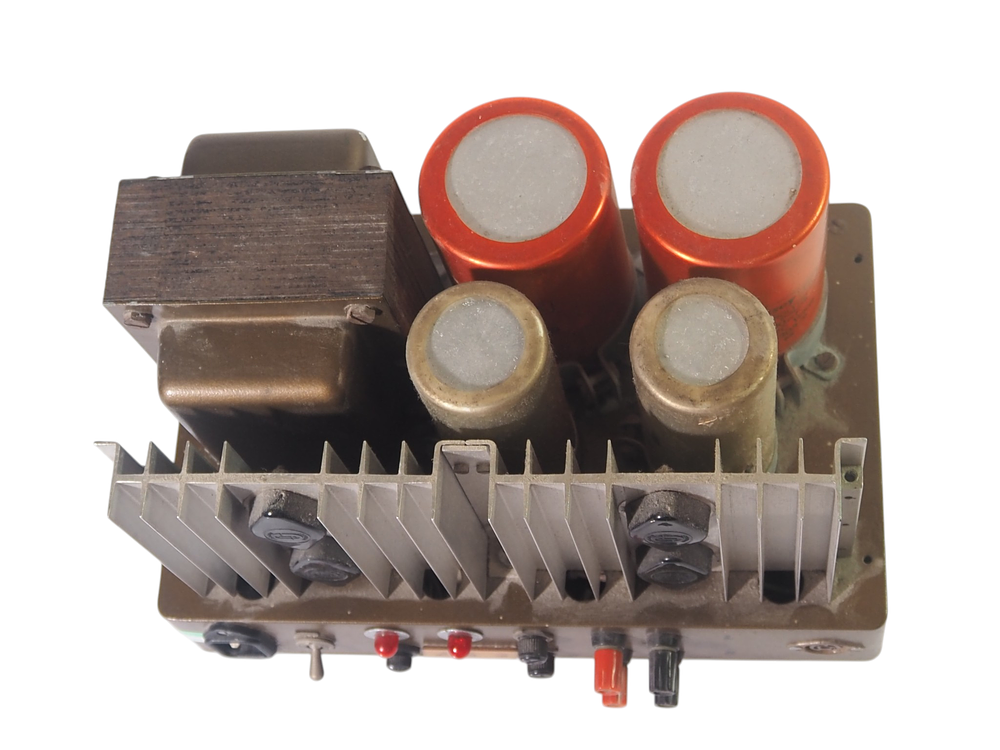 Lot 225: HI FI JAC Vintage Power Amplifier With Plessey Capacitors Dated 1965