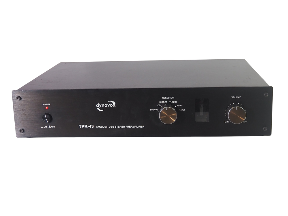 Lot 243: HI FI Dynavox TPR-43 Vacuum Tube Stereo Preamplifier Multi Input 230V UK