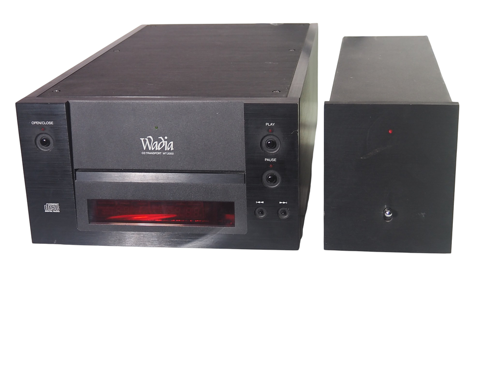 Lot 248: HI FI Wadia WT2000 High End CD Transport Separate Power Supply Coaxial Optical Outputs