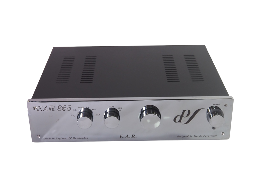 Lot 249: HI FI EAR 868 Tube Preamplifier Designed by Tim de Paravicini MM MC Phono XLR Made in England