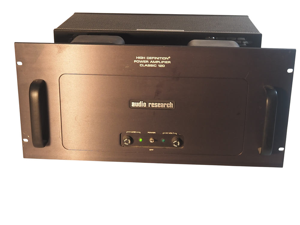 Lot 237: HI FI Audio Research Classic 120 High Definition Monoblock Tube Power valve Amplifier Legendary Triode Design