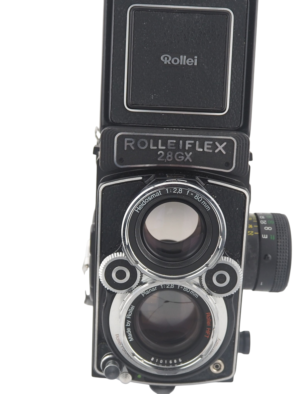 Lot 105c: Rolleiflex 2.8GX TLR Camera Planar 80mm f2.8 HFT Lens