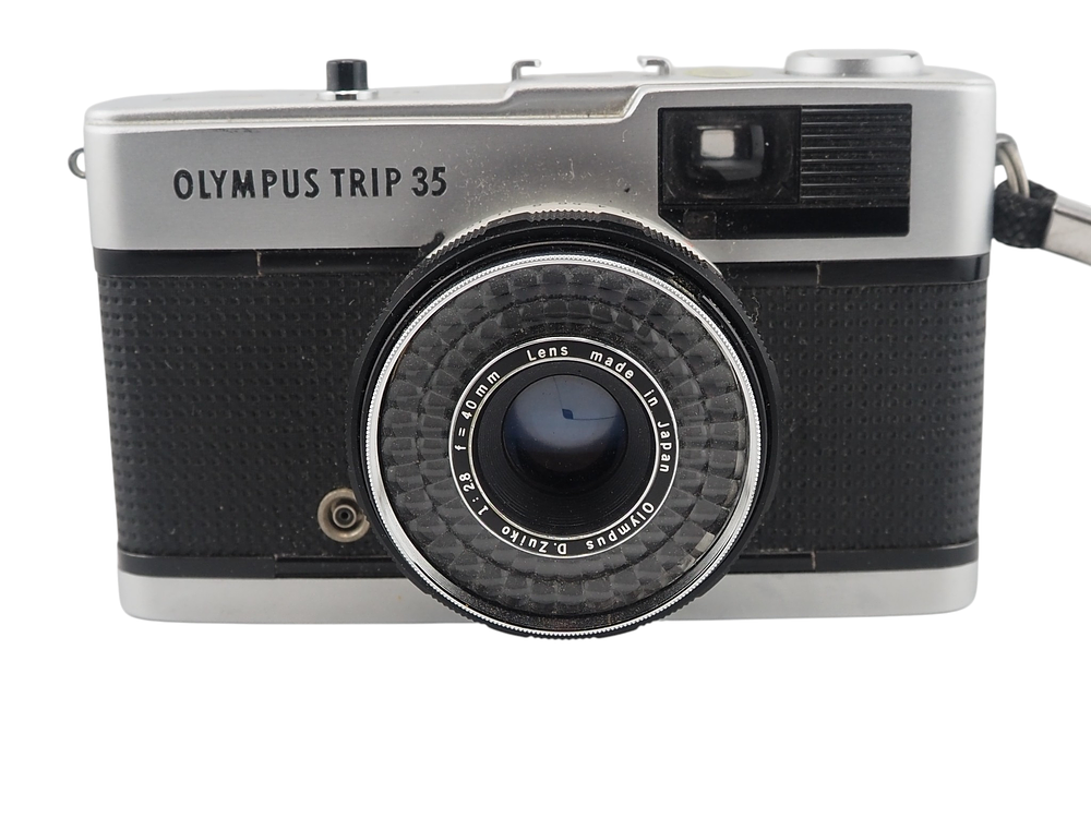 Lot 200a: Olympus Trip 35 35mm Film Camera D Zuiko 40mm f2.8 Lens