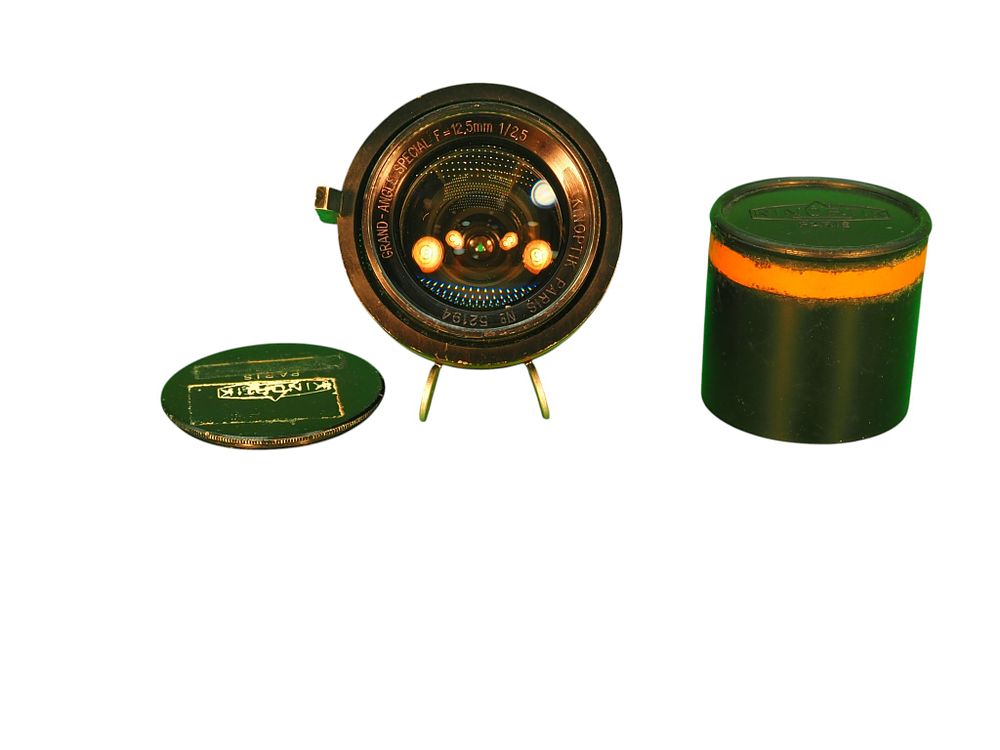 Lot 64: Kinoptik Paris Grand Angle Special 12.5mm f2.5 Vintage French Cine Lens Serial No 52194