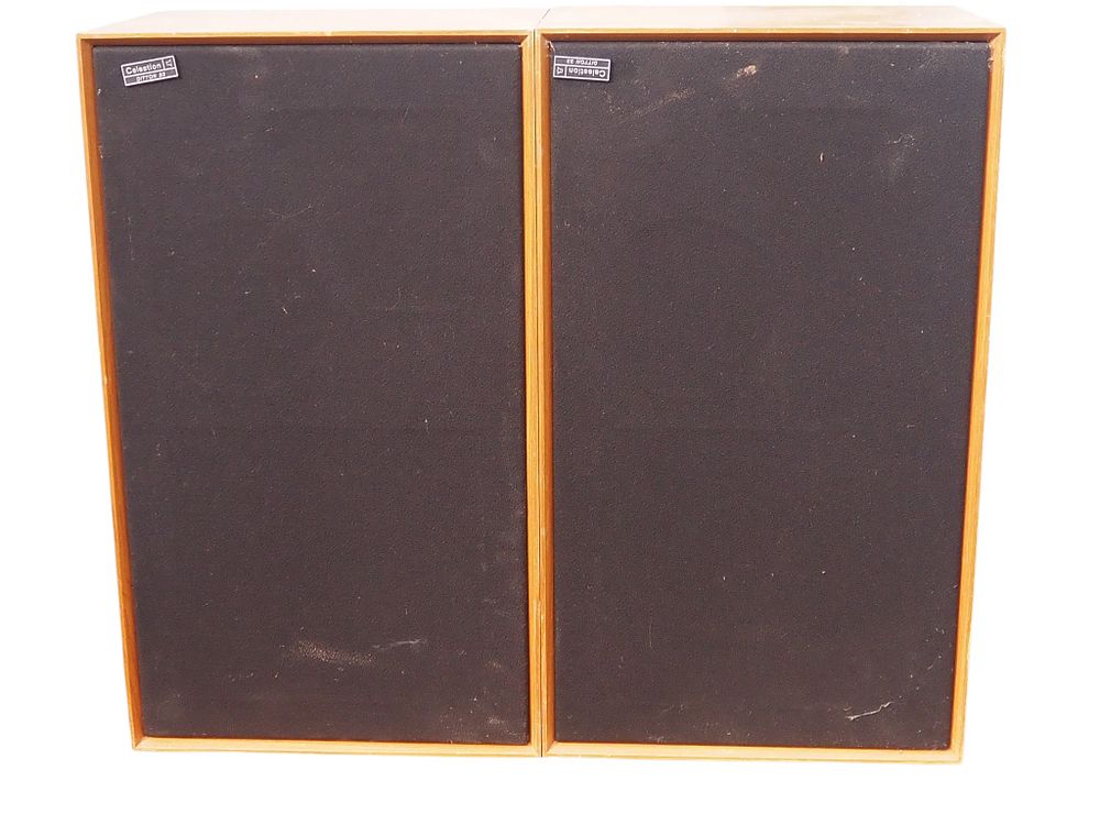 Lot 84: HI FI Celestion Ditton 33 Speakers Rola Celestion Ipswich England