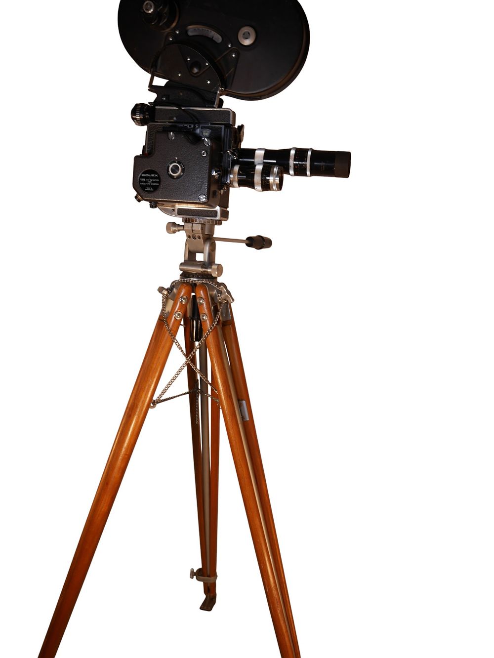 Lot 27: Bolex H16 Reflex 16mm Cine Camera with Lenses Magazines Motor and Tripod