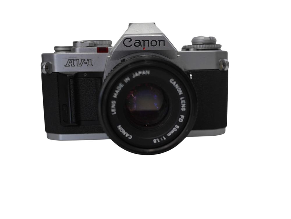Lot 31: Canon AV 1 35mm SLR Camera FD 50mm f1.8 Lens