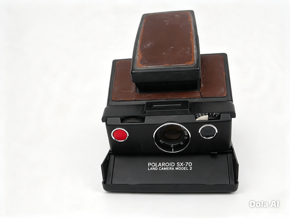Lot 40: Polaroid SX 70 Land Camera Model 2 Folding Instant Camera