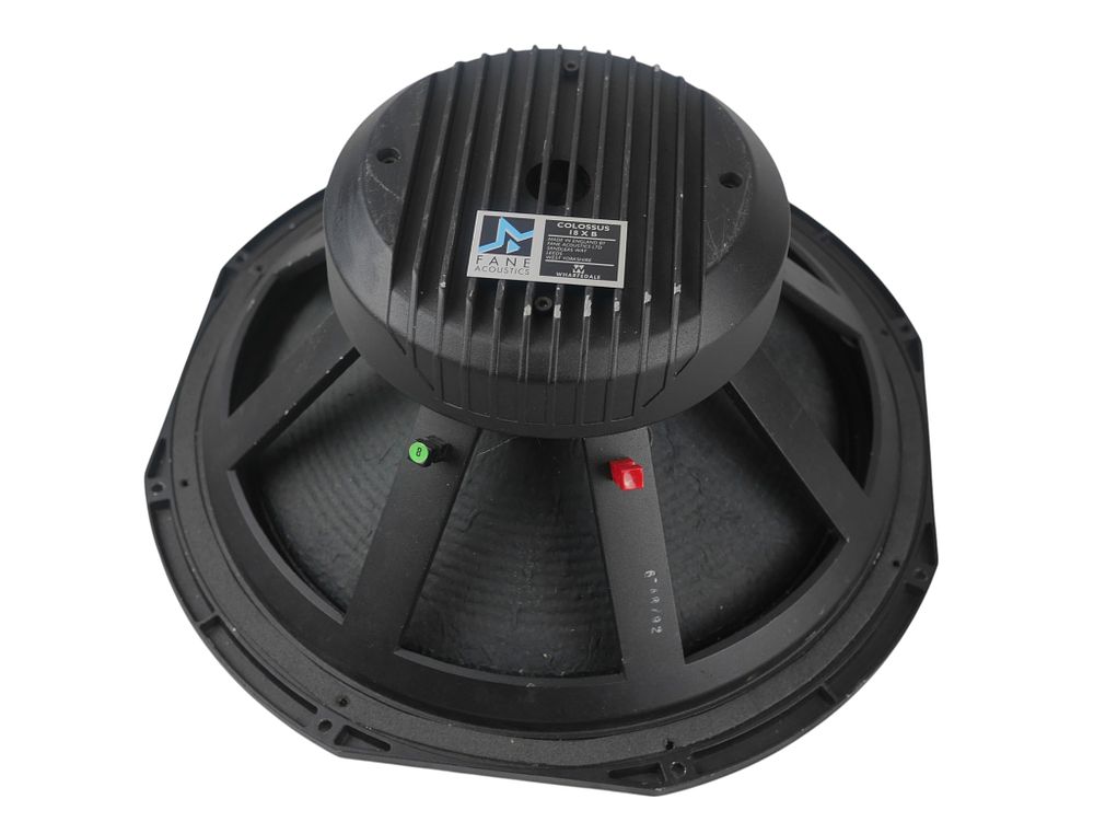 Lot 91: hi fi 2 x Fane Acoustics Colossus 18XB Wharfedale 18 Inch Speaker Drivers