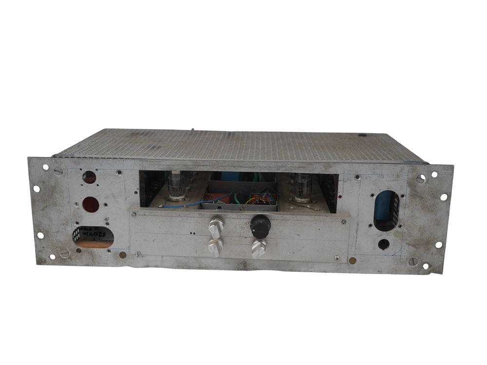 Lot 118: hi fi Vintage Valve Amplifier Chassis Project Unit With ECC83 Valves