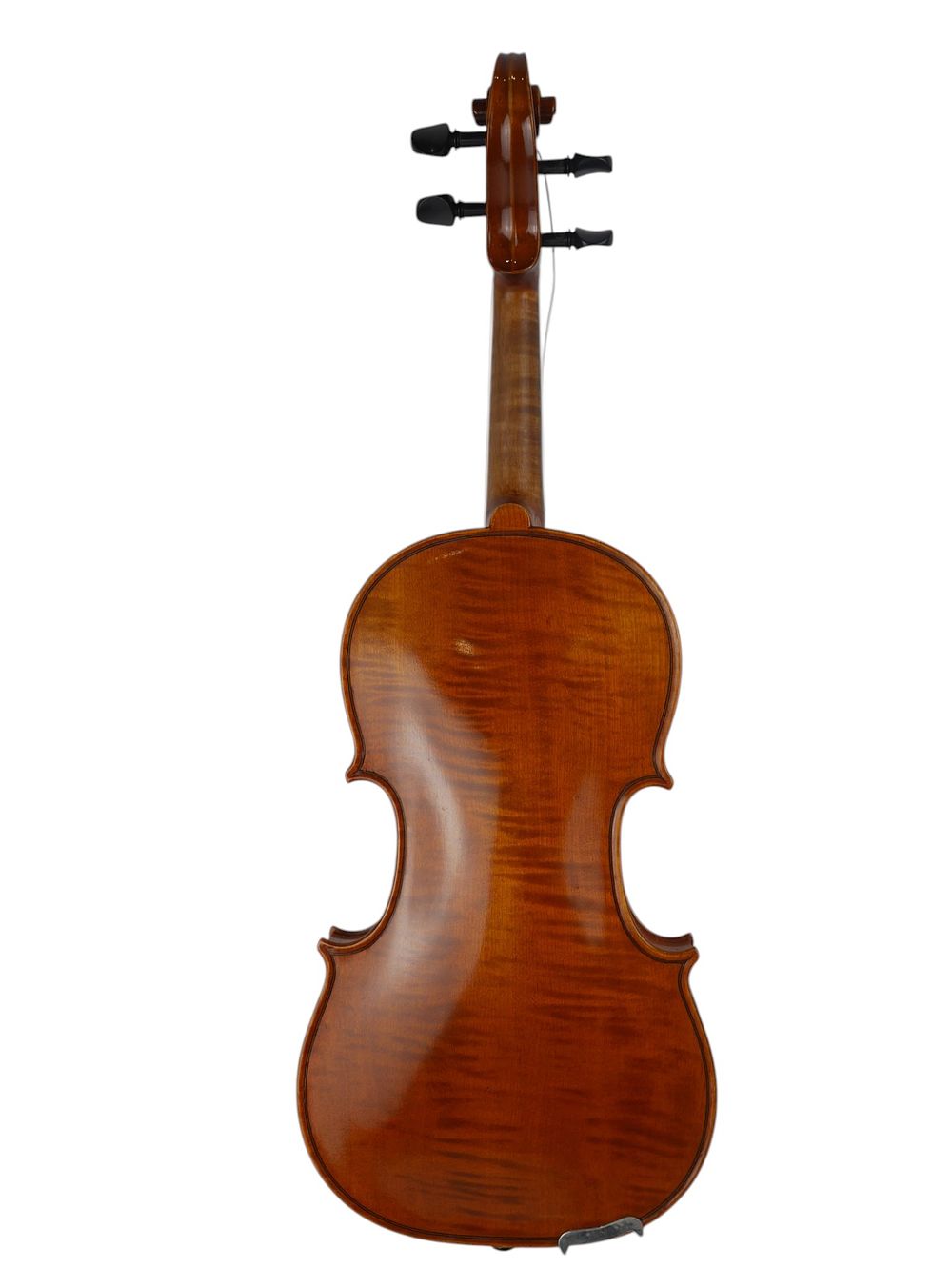 Lot 162: 4 4 Violin Flamed Maple With Blue Fitted Case