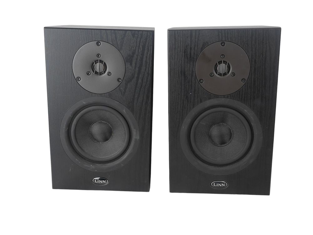 Lot 102: Linn Kan Mk 4 IV b Matched Pair Black Ash Finish