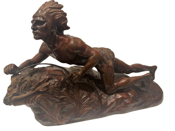 Lot 174: R. Varnier Bronze Indian Sculpture