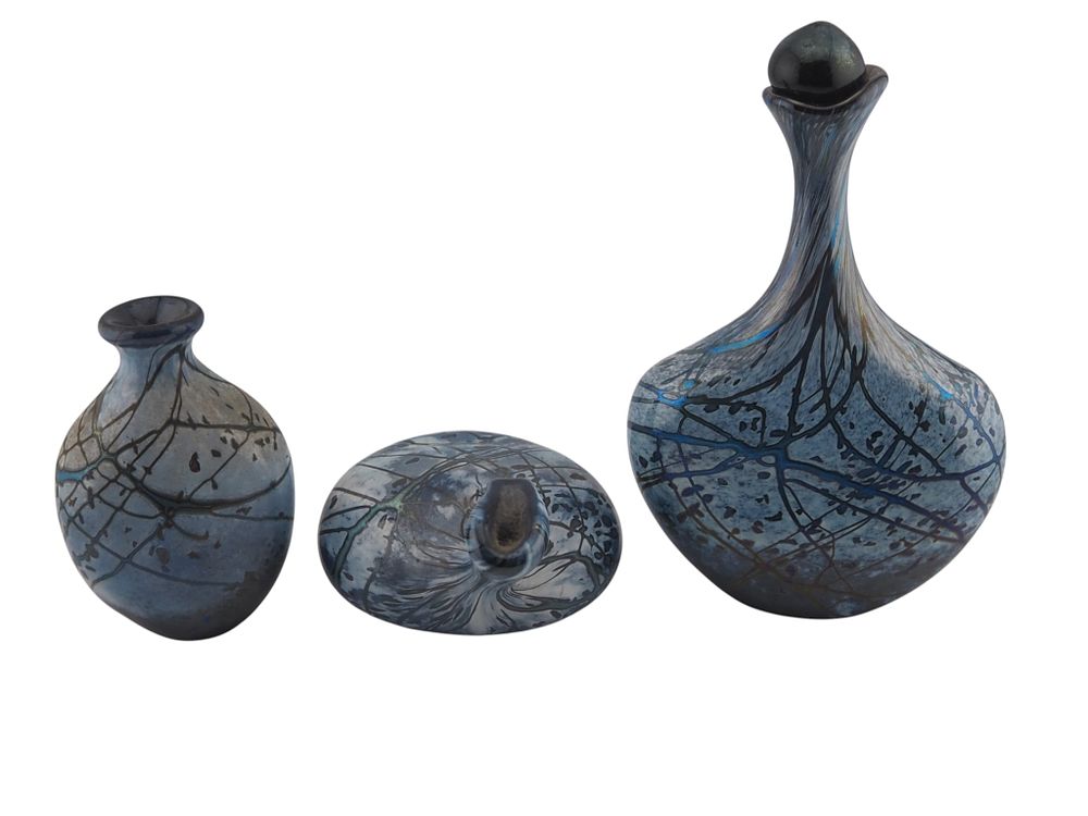 Lot 199:  vintage German studio pottery pieces