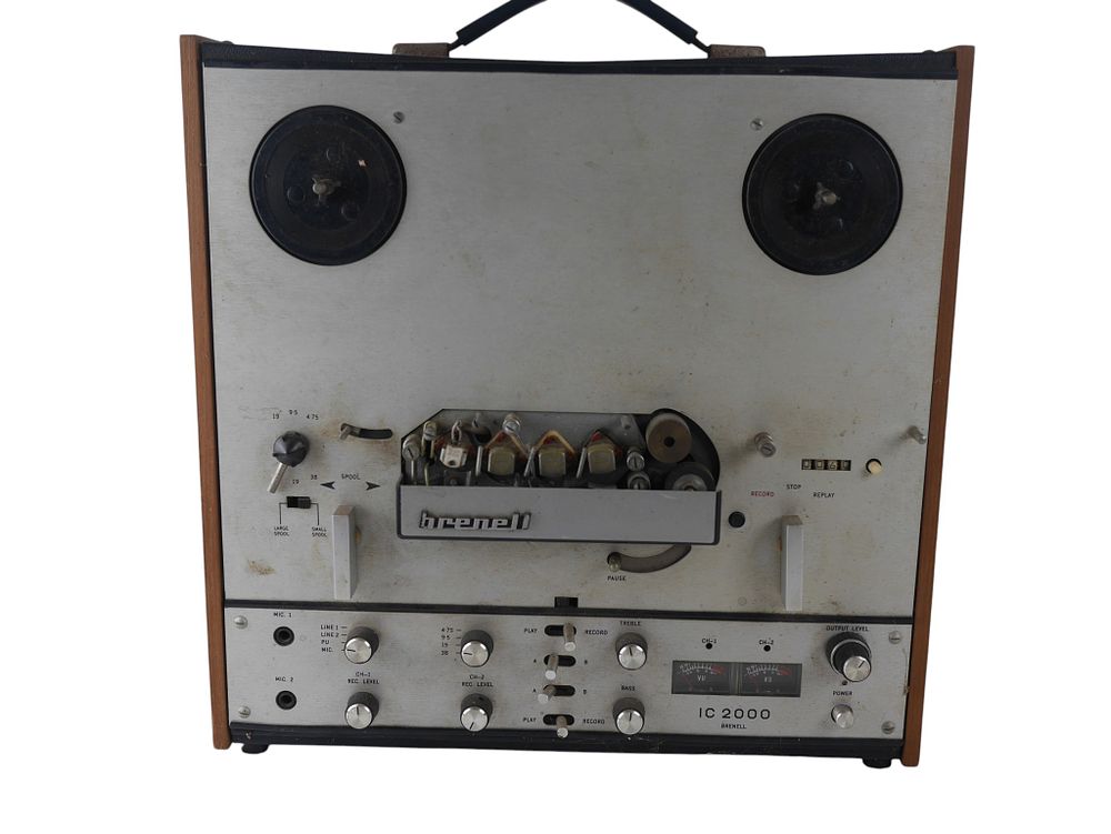 Lot 111: hi fi Brenell IC 2000 Reel to Reel Tape Recorder Serial Number 35816