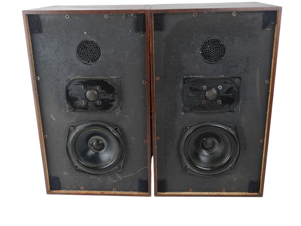 Lot 105: KEF SP1003 and Peerless Driver Pair Vintage Loudspeakers