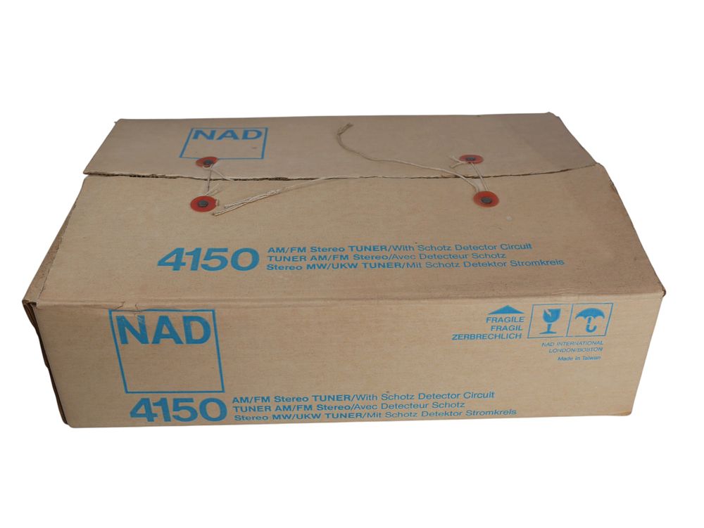 Lot 133: NAD 4150 AM FM Stereo Tuner with Original Box
