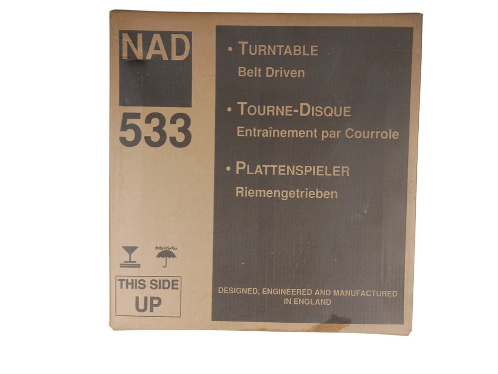 Lot 82: NAD 533 Belt Driven Turntable with Original Box