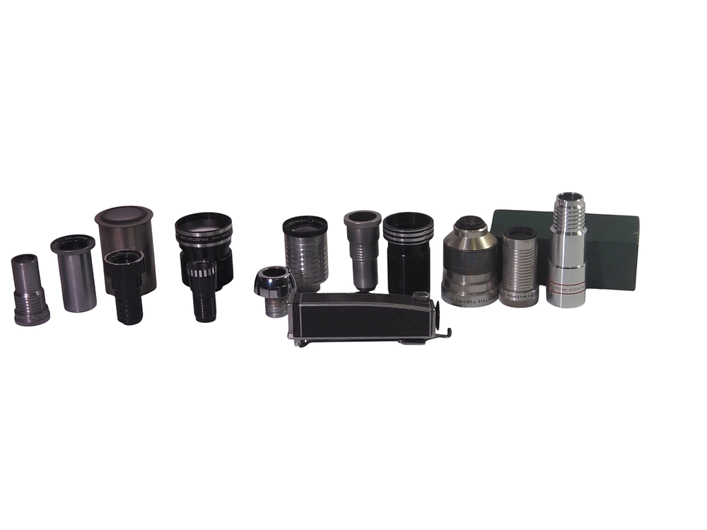 Lot 222: 13 Collection Of Vintage Projection Lenses Dallmeyer Taylor & Hobson Bell & Howell Ernolux And Others