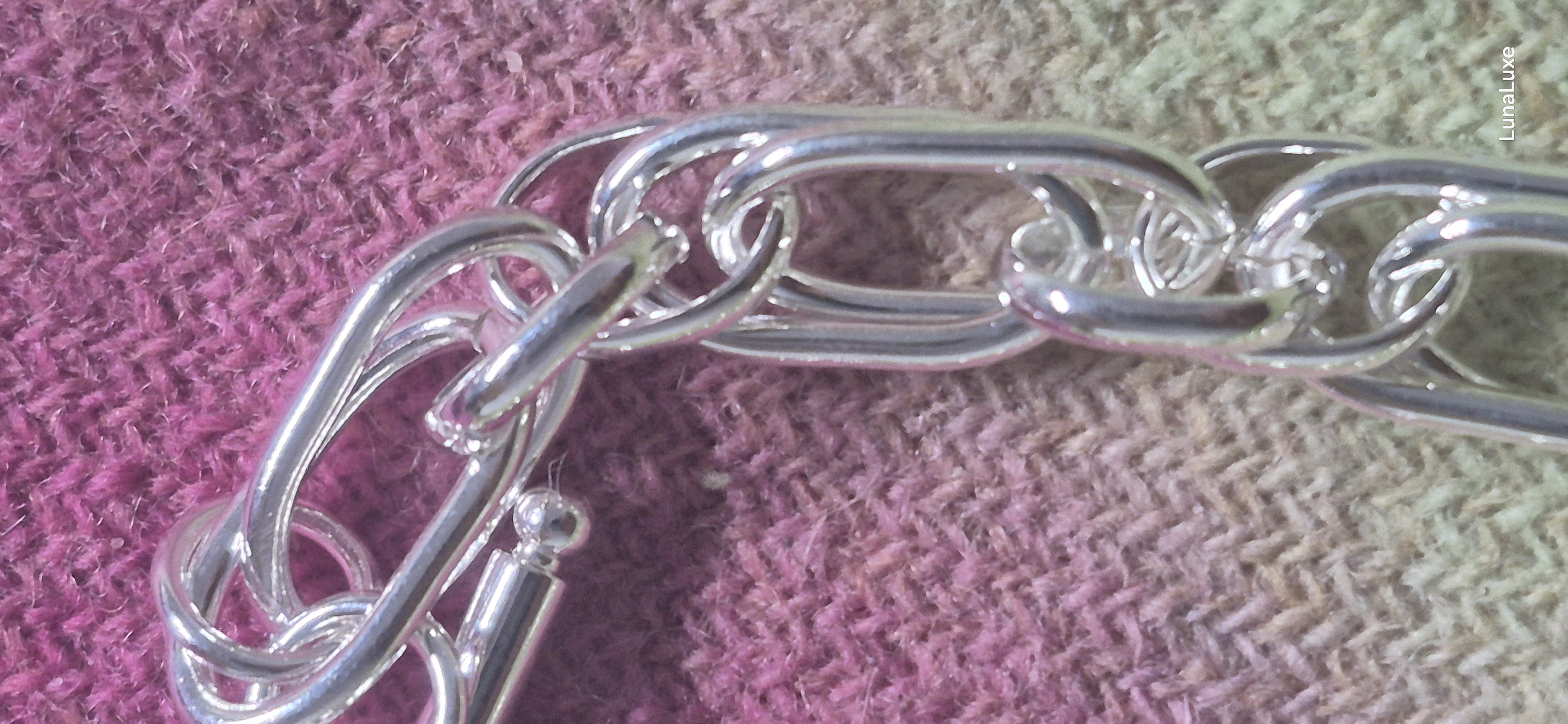 925 Sterling Silver Bracelet Jewelry Heavy Thick Cuban Link Chain