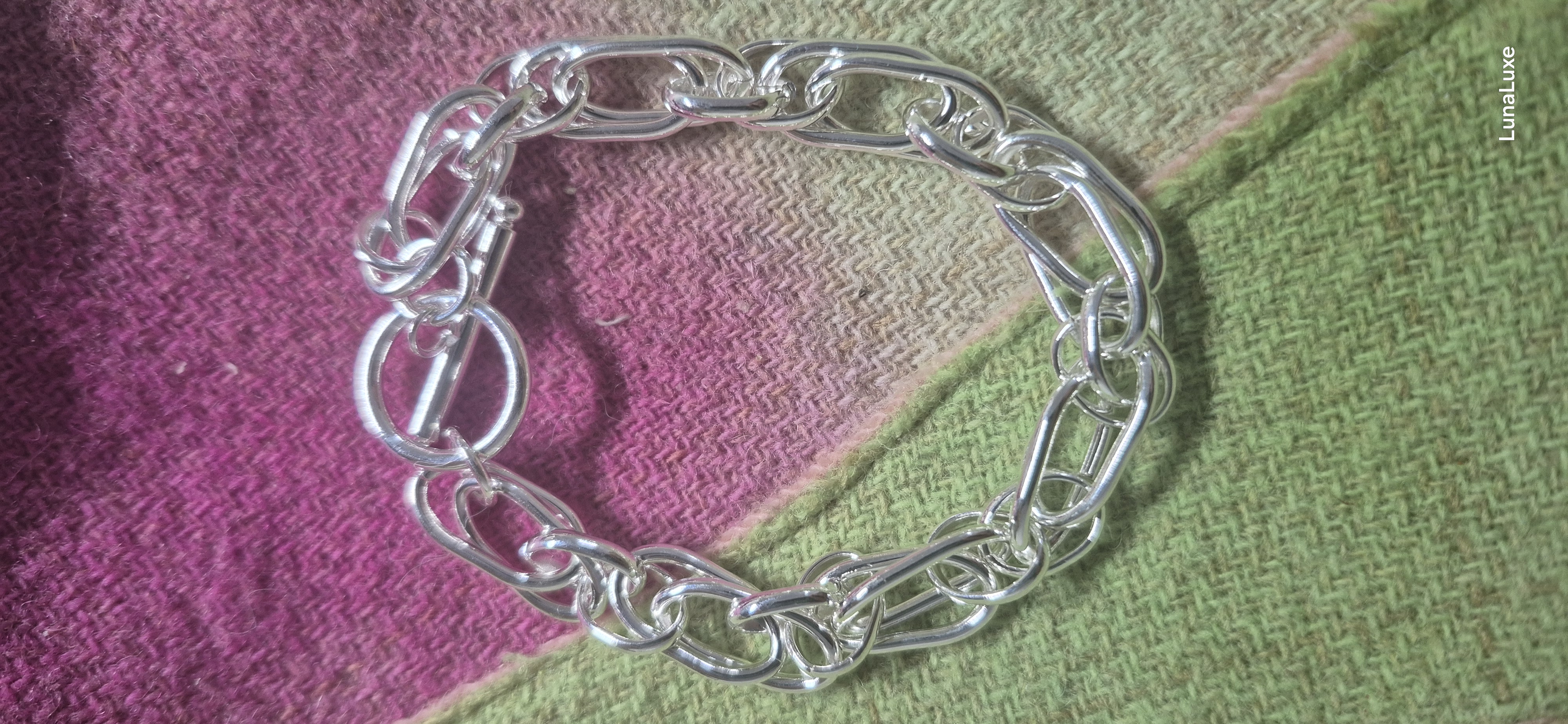 925 Sterling Silver Bracelet Jewelry Heavy Thick Cuban Link Chain