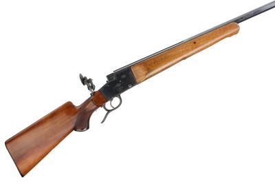 LANGENHAN 
A . 22LR KLEINKALIBERBUCHSE FALLING BLOCK Ser No 3203; The left top flat of the 