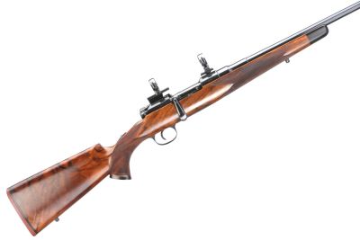 STEYR MANNLICHER
A .22-250 M1903 BOLT ACTION RIFLE Ser No 23636;
Rubber butt pad, 