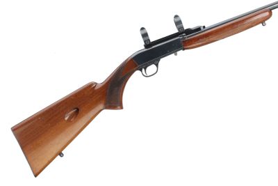BROWNING 
A .22LR Mod SA22 FN TAKE-DOWN SELF-LOADING RIFLE Ser No 42134; Browning sight bracket 