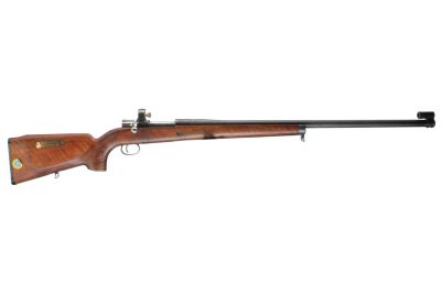 CARL GUSTAV
A 6.5 X 55 TARGET BOLT ACTION RIFLE Ser No 378858;
Moulded butt pad, semi 