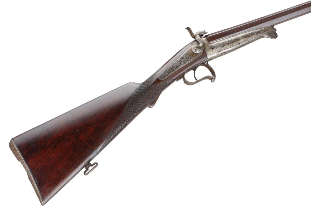 Lot 246: JANSSEN A BELGIAN 12-BORE LEFAUCHEUX PINFIRE Ser No 5857