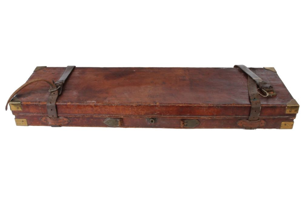 Lot 273: OAK & LEATHER CASE