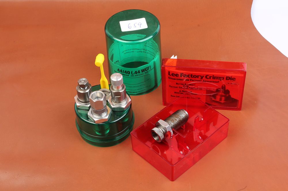 Lot 322: Lee .44-40 3 Die set & Crimp Die