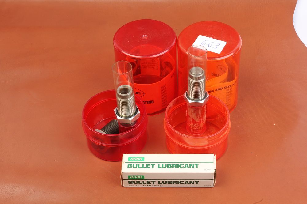 Lot 326: Lee Lube & Size Dies - .429, .452