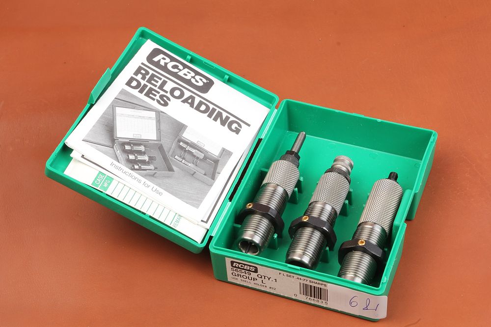 Lot 342: RCBS 56549 .44-77 Sharps 3-Die Set AS NEW