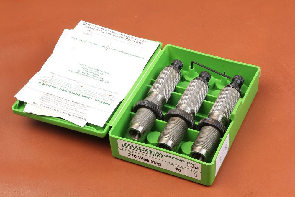Lot 360: REDDING 80234 .270 WBY MAG 3-DIE SET