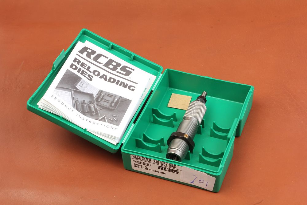 Lot 362: RCBS 30630 .340 WBY MAG 3-DIE SET