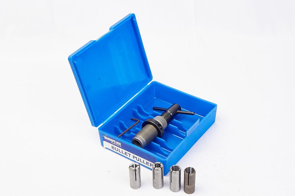 Lot 373: SIMPLEX BULLET PULLER WITH 4 COLLETS