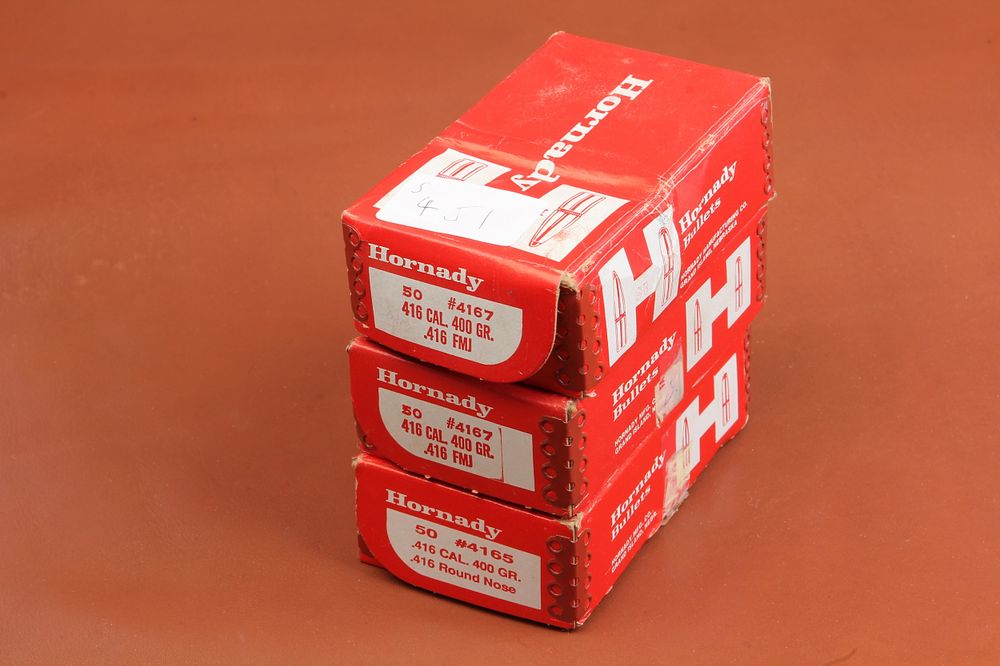 Lot 409: .416 400 gr. Hornady Bullets. Approximately 100.