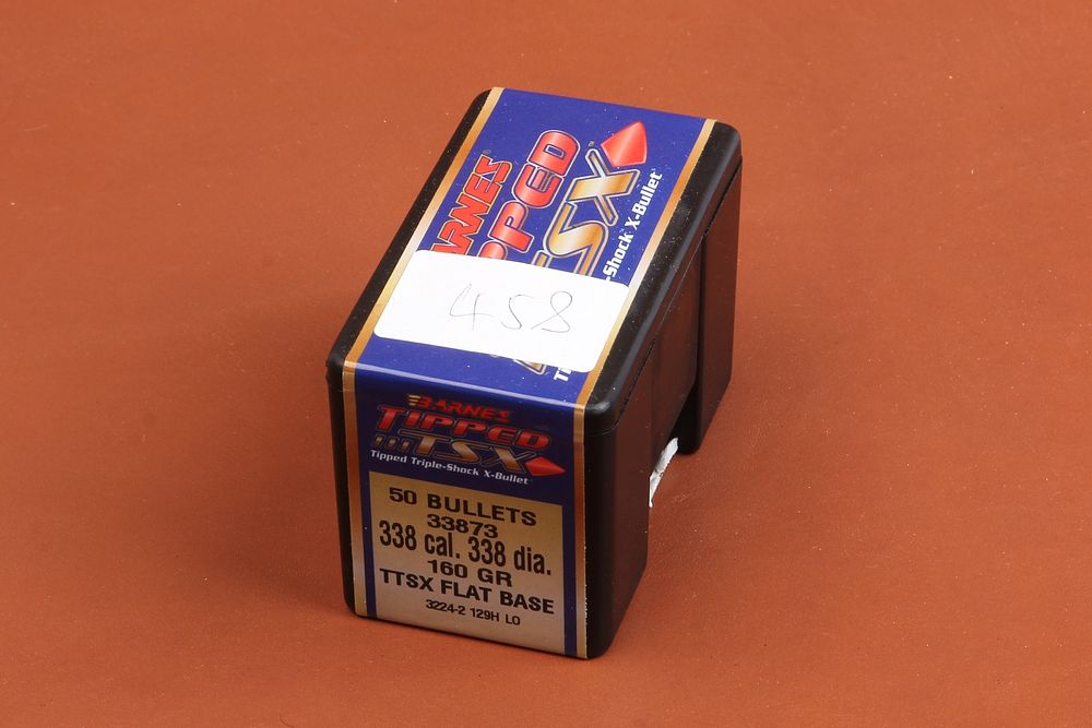 Lot 416: .338. 160 gr. Barnes. Approximately 50.